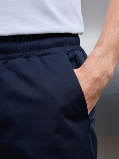 Tailored Chino Drawstring Short - Navy