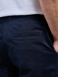 Tailored Chino Drawstring Short - Navy