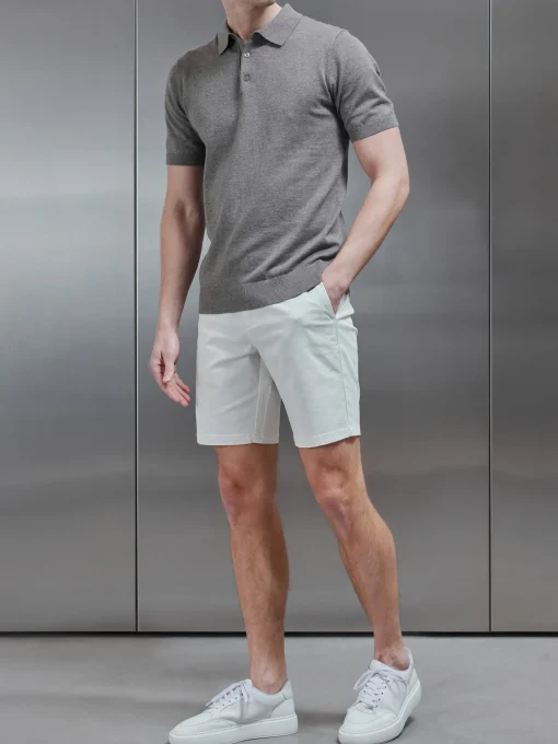 Tailored Chino Short - Off White