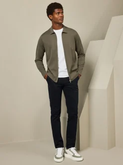 Tailored Chino Trouser - Navy