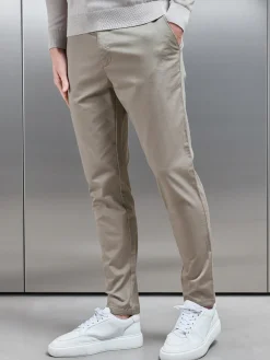 Tailored Chino Trouser - Taupe