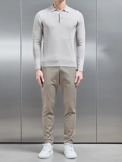 Tailored Chino Trouser - Taupe