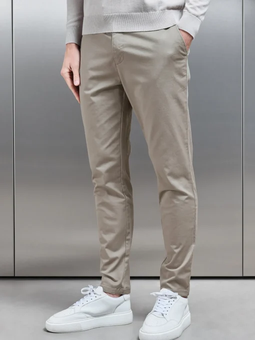 Tailored Chino Trouser - Taupe