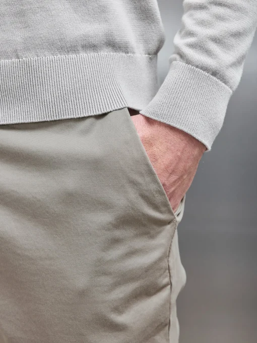 Tailored Chino Trouser - Taupe