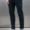 Tailored Cotton Cargo Pant - Navy