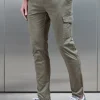 Tailored Cotton Cargo Pant - Olive