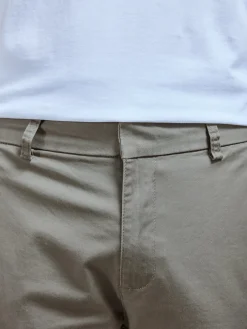 Tailored Cotton Cargo Pant - Olive