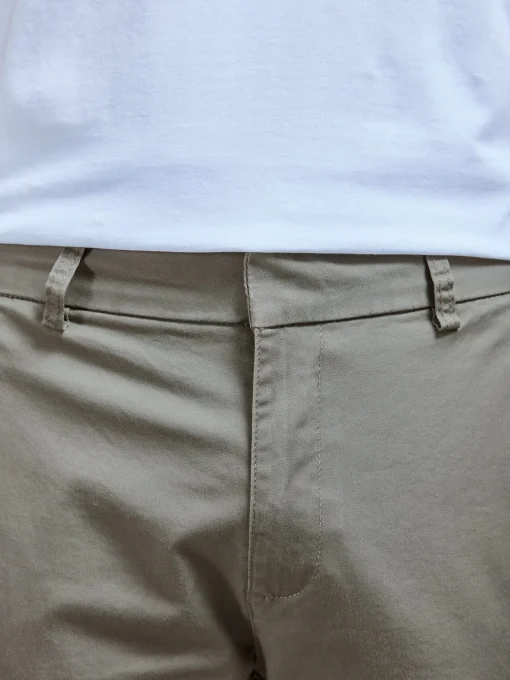 Tailored Cotton Cargo Pant - Olive