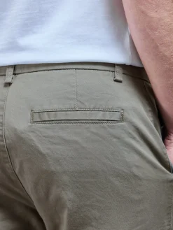 Tailored Cotton Cargo Pant - Olive