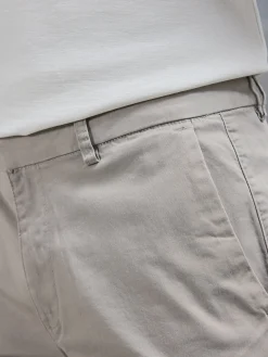 Tailored Cotton Cargo Short - Stone