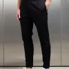 Tailored Drawstring Chino Trouser - Black
