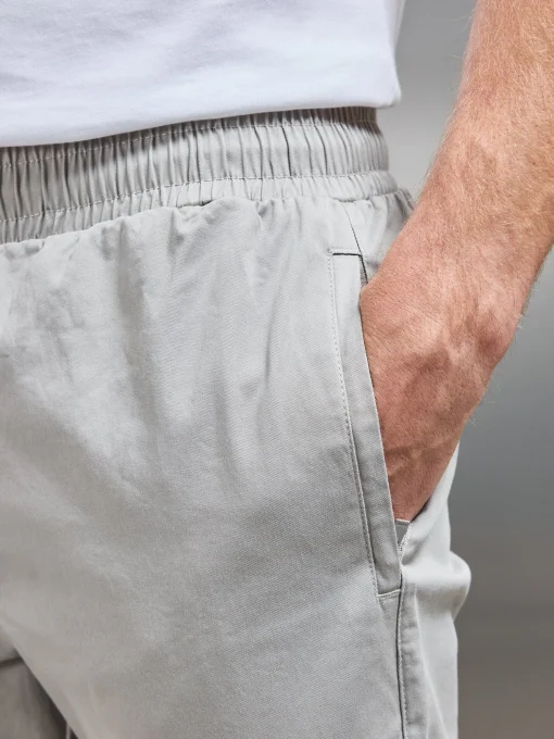 Tailored Drawstring Chino Trouser - Stone