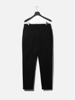 Tailored Drawstring Chino Trouser - Black