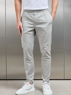 Tailored Drawstring Chino Trouser - Stone