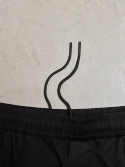 Tailored Drawstring Chino Trouser - Black