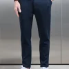 Tailored Interlock Chino Trouser - Navy