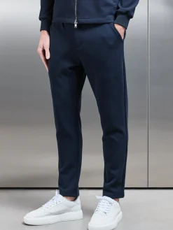 Tailored Interlock Chino Trouser - Navy