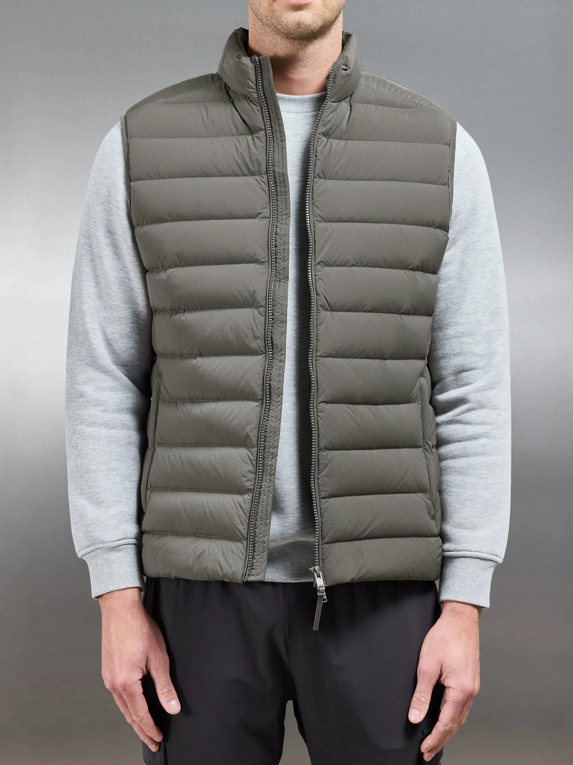Technical Down Gilet - Olive