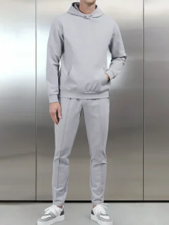Technical Jersey Hoodie - Marl Grey