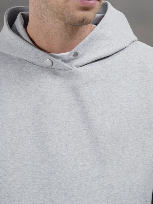 Technical Jersey Hoodie - Marl Grey