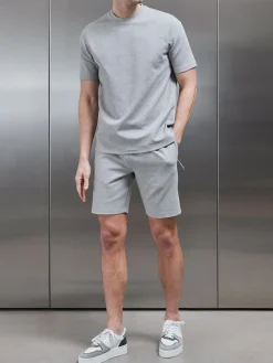 Technical Jersey Short - Marl Grey