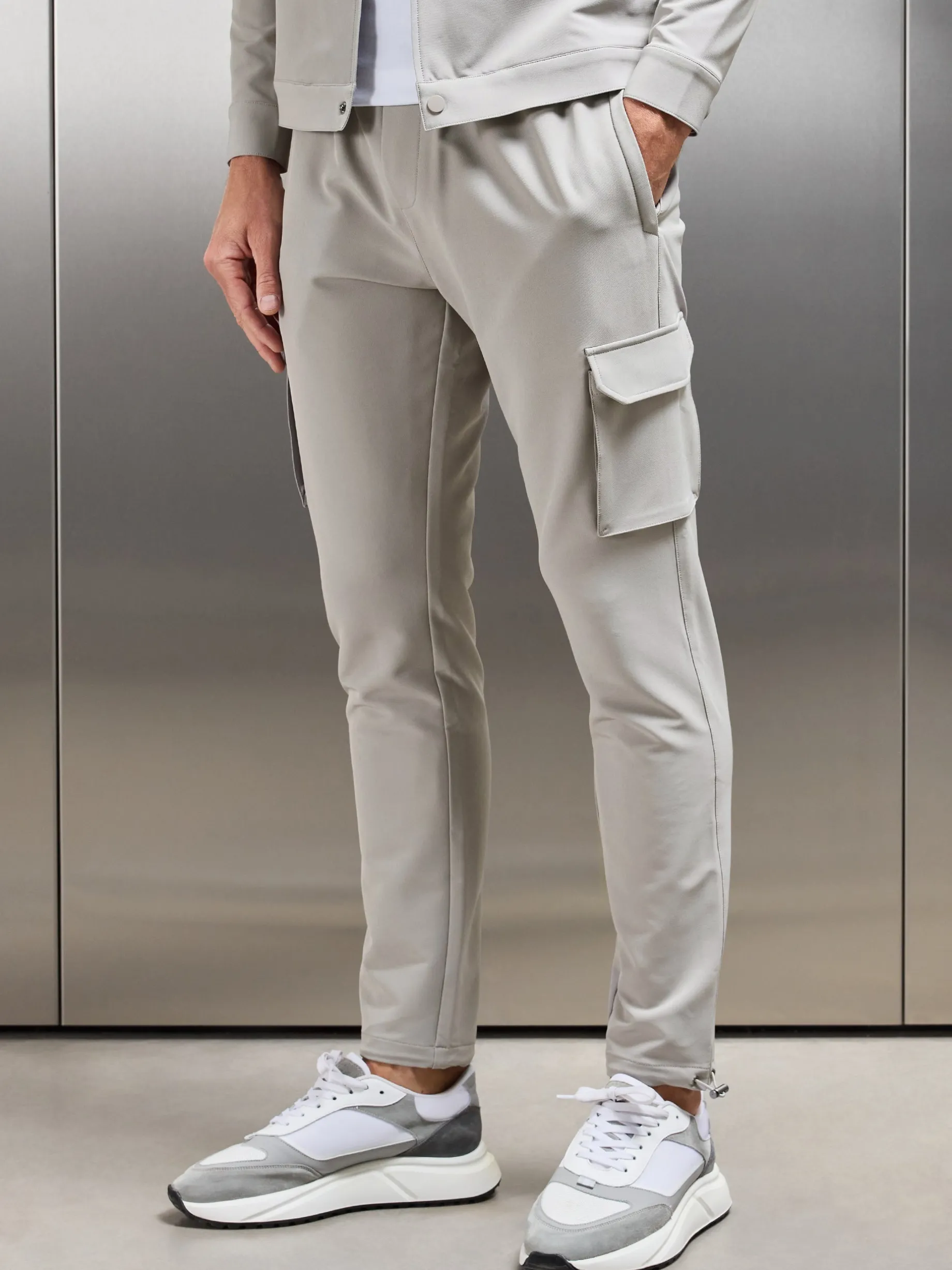 Technical Mid Weight Utility Cargo Pant - Stone