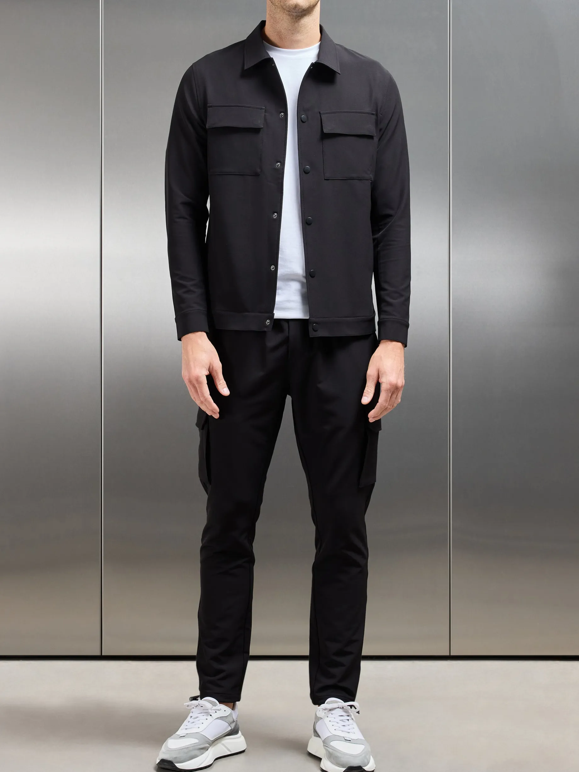 Technical Mid Weight Utility Cargo Pant - Black