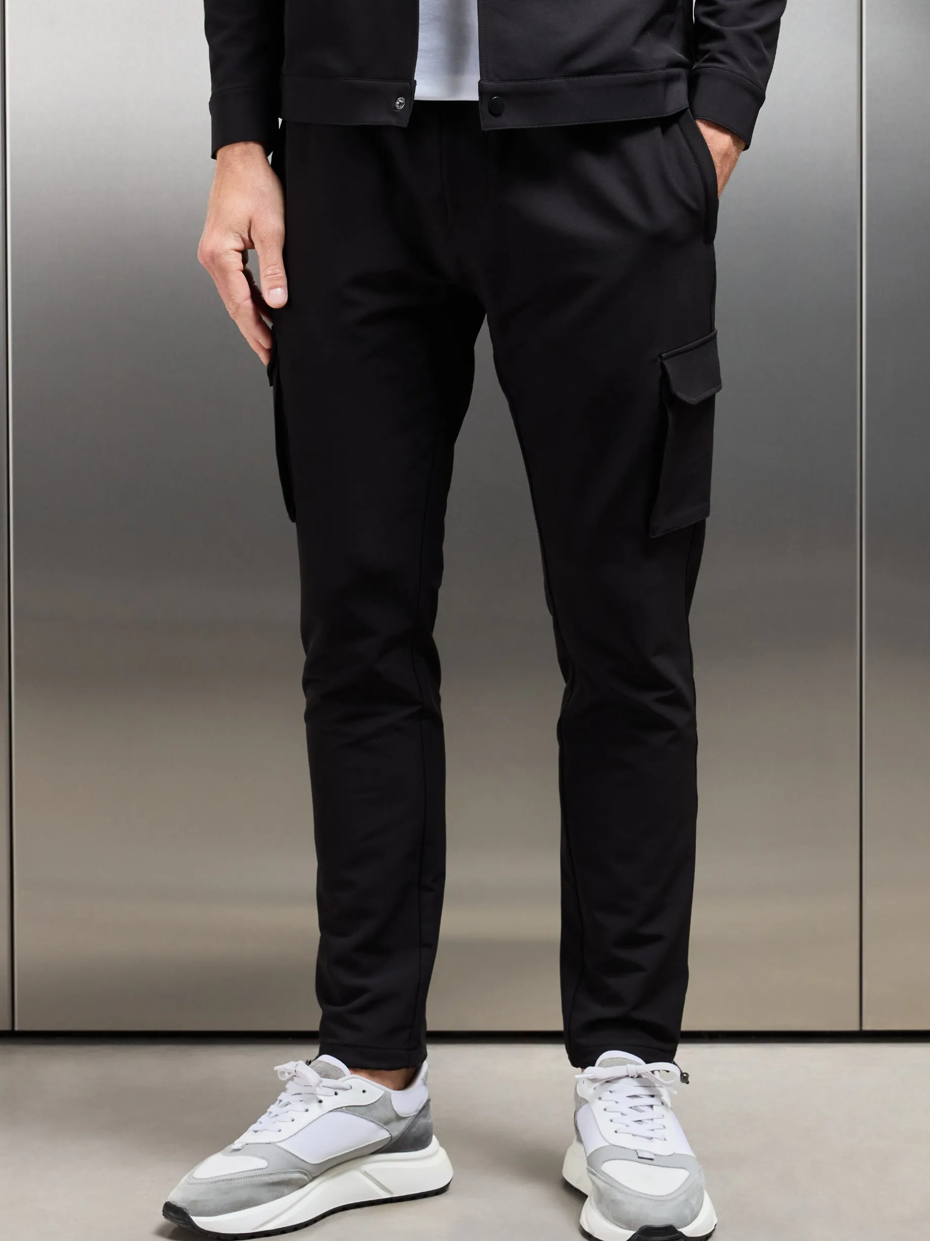 Technical Mid Weight Utility Cargo Pant - Black