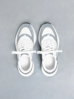 Technical Runner - White Grey