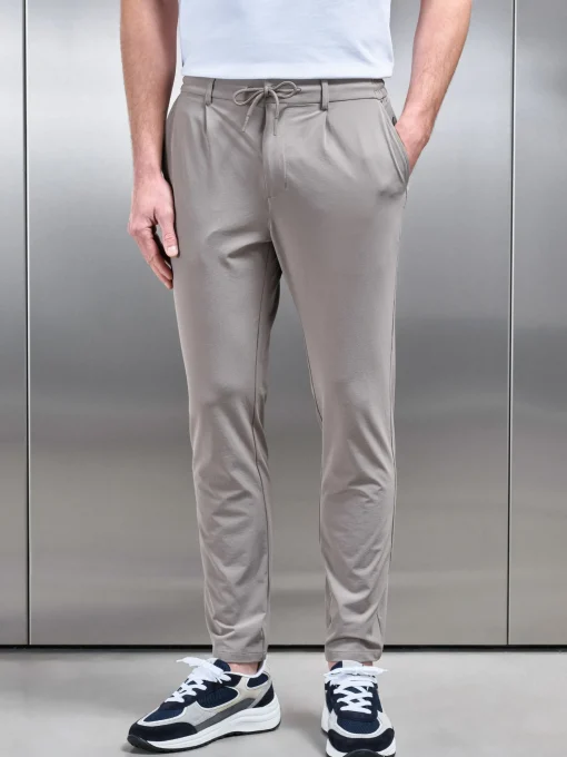 Technical Stretch Chino Trouser - Taupe