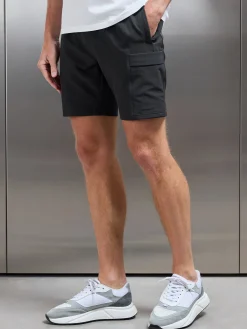 Technical Tailored Cargo Short - Grey
