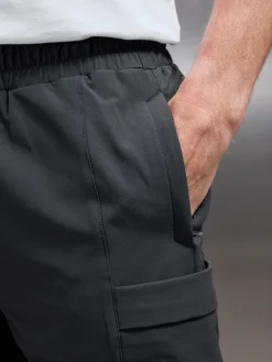 Technical Tailored Cargo Short - Grey
