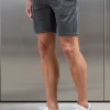Textured Interlock Short - Grey