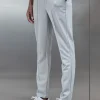 Textured Interlock Trouser - Mid Grey