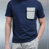 Utility Cargo T-shirt - Navy Stone