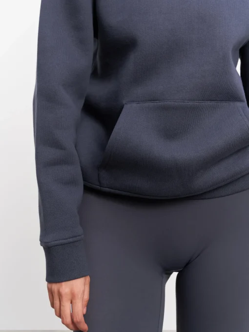Women Relaxed Hoodie - Slate Blue