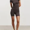 Womens Active Short - Brown