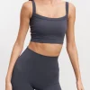 Womens Active Sports Bra - Slate Blue