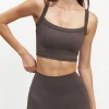Womens Active Sports Bra - Brown