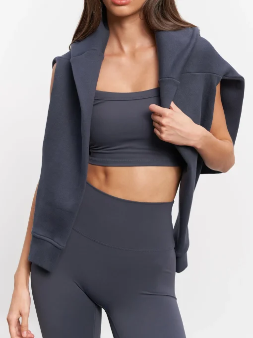 Womens Active Sports Bra - Slate Blue