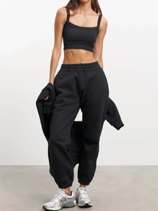 Womens Active Sports Bra - Black