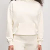 Womens Neoprene Hoodie - Ecru