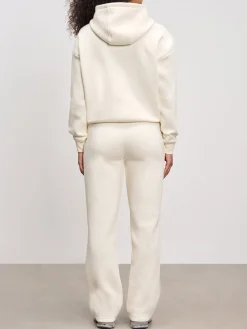 Womens Neoprene Hoodie - Ecru