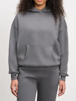 Womens Neoprene Hoodie - Grey