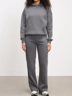 Womens Neoprene Hoodie - Grey