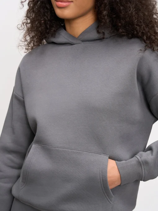 Womens Neoprene Hoodie - Grey