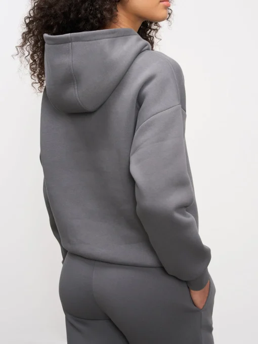 Womens Neoprene Hoodie - Grey