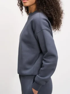 Womens Neoprene Sweatshirt - Slate Blue