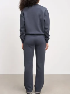 Womens Neoprene Sweatshirt - Slate Blue