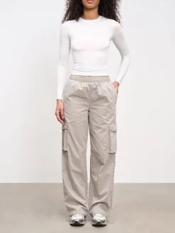 Womens Parachute Cargo Pant - Stone